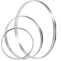 CERCLE A TARTE FER BLANC D 260