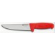 COUTEAU BOUCHER ROUGE 25 CM BARGOIN